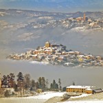 Langhe innevate - veduta di Roddi - Ivan Maenza