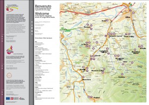 Carta turistica-stradale Strada del Barolo